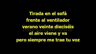 La Oreja de Van Gogh  Verano karaoke [upl. by Aivlys522]