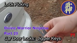 Lock Picking 20  Car Door Locks  Jiggler Keys [upl. by Yortal]