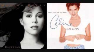 Mariah Carey vs Celine Dion Vocal Range Fourth Albums [upl. by Donell]