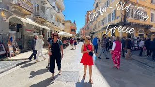 Corfu  Greece 🇬🇷 A 4K Walk Through the Old Town in 60 fps [upl. by Neron]