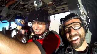 Heli Exits  SkydiveDubai [upl. by Namya]