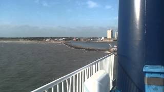 From GermanyPuttgarden to RodbyDanmark by bus and Scandlines ferry [upl. by Anivad]