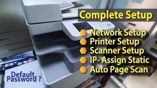 Canon IR 2520W Photocopier ScannerPrinter amp Network Installation Complete Guide [upl. by Ahsikel]