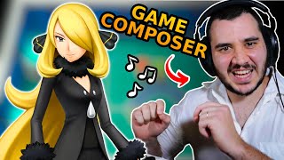 Game Composer Reacts to APPROACHING CHAMPION CYNTHIA from POKÉMON BDSP [upl. by Baal678]