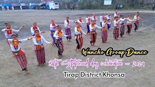 38th Statehood day celebration in Khonsa 2024  Nehru stadium  Wancho group dance [upl. by Ayerf]