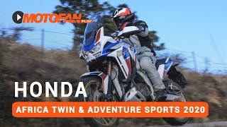 Honda Africa Twin amp Adventure Sports 2020  Prueba opinión y detalles  Motofan [upl. by Enimisaj]