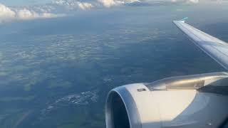 Flugzeug Geräusche zum Einschlafen Echtes Flugvideo Relaxation 404 h [upl. by Armat]