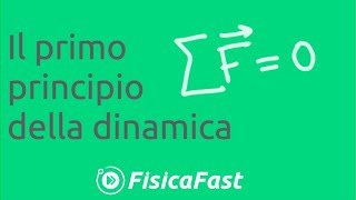 Il primo principio della dinamica lezione di fisica [upl. by Hardan]