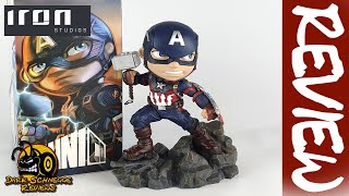 Iron Studios  Avengers Endgame CAPTAIN AMERICA Review GermanDeutsch [upl. by Ainorev]