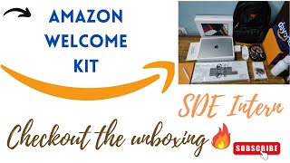 Amazon SDE intern welcome kit 2023 amazon welcomekit sde [upl. by Yrrad]