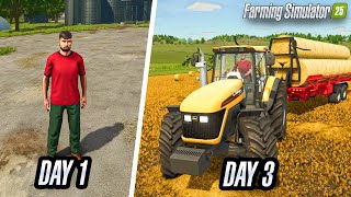 MEGA FARM FROM 0 ON ZIELONKA 3  FARMING SIMULATOR 25 [upl. by Anuahsed]