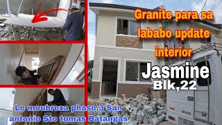 Pag cut ng Granite para sa Lababo update Interior Jasmine Le moubreza phsae3 EP592 [upl. by Wescott]