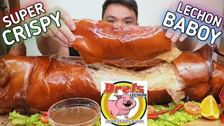 CRISPY LECHON BABOY by Drels Lechon  PUTOK BATOK SOLO MUKBANG [upl. by Annim]