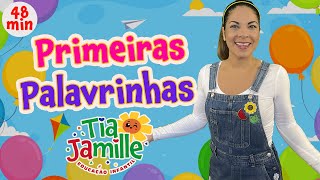 Primeiras Palavrinhas  Tia Jamille  Educação infantil  Vídeo Educativo  Música Infantil Animada [upl. by Solrak]