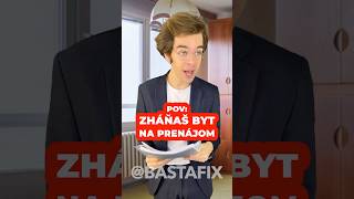 Ceny že Dovideňa 🙈 Ťažko je zohnať normálny byt na prenájom 🥵 Pravda 😅 bastafix paródia vtip [upl. by Assiluj]