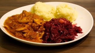 Gulasch selbst gemacht  einfach und lecker  Schritt für Schritt Rezept  recipe [upl. by Dario]