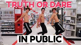 EXTREME TRUTH OR DARE IN PUBLIC 2  Brent Rivera [upl. by Thant]