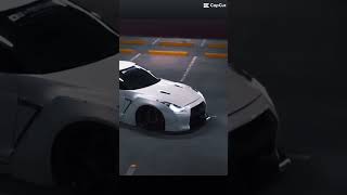 Nissan GTR R35  Decked Slowed  White GTR Edit [upl. by Regni]