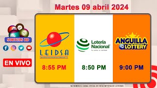 Lotería Nacional LEIDSA y Anguilla Lottery en Vivo 📺│Martes 09 abril 2024 855 PM [upl. by Perpetua]