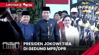 Presiden Jokowi Tiba di Gedung DPRMPR  Liputan 6 [upl. by Sucramaj603]