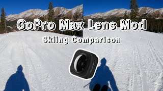 GoPro Max Lens Mod Skiing Comparison  Arapahoe Basin  11222 [upl. by Mill]