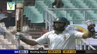 Hashim Amla scores his 9th test Century Against INDIA hashimamla cricket goat indiancricket [upl. by Ecart36]