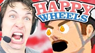 BEST RAGE EVER  Happy Wheels [upl. by Alesram]