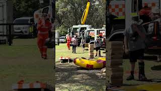 MorissetShow2024  The SES and RFS volunteers at the show LakeMacquarie LakeMac shorts [upl. by Virgy]