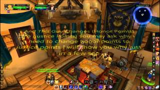 How To Get Heirlooms Or How To Change Honor points To Justice points WOW PVP [upl. by Samala]