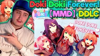 【MMD】⌈DDLC⌋ Doki Doki Forever  Reaction  Amazing style [upl. by Aikcin]