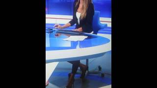 Federica masolin heelpopping sky sport 24 [upl. by Elaynad631]