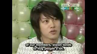 Super Junior  Heechul talks about Siwons skinship Eng Sub [upl. by Guglielma]