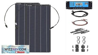 ETFE Solar Panel 18V 50W Flexible Monocrystalline Cell Solar System Module Kit Review [upl. by Thorbert]