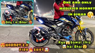 1 and Only Modified Hornet In Biharbackfire exhaustmodified hornet 160r only in bihar hornet 20 [upl. by Aiel]