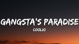 Coolio  Gangstas Paradise Lyrics ft LV [upl. by Geesey]