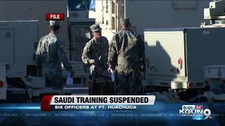 Ft Huachuca restricts Saudi officers training on base after shooting [upl. by Onailil]