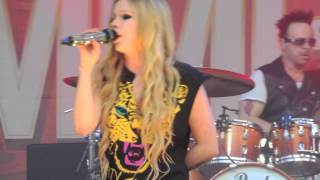 Avril Lavigne  Heres to Never Growing Up LIVE [upl. by Yrem]