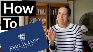 Johns Hopkins Supplemental Essays 3 TRICKS YOU MUST DO [upl. by Arak89]