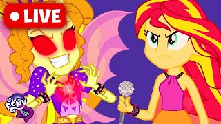 🔴 Equestria Girls Live MOVIE NIGHT MARATHON🎥  Full Movies Childrens Cartoon [upl. by Linders]