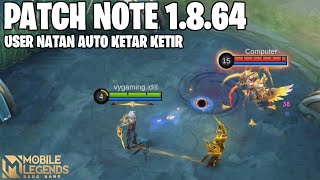 FRAGMENT SHOP UPDATE NATAN NERF MASHA NERF DIGGIE NERF  PATCH NOTE 1864 MOBILE LEGENDS [upl. by Nnod77]