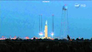 Antares Cygnus CRS Orb3 Launch Failure part 1 [upl. by Lyrac272]