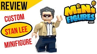 Unboxing Custom STAN LEE from Minifigurescom [upl. by Atronna160]