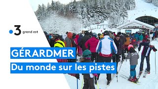 Neige à Gérardmer  un weekend daffluence [upl. by Polk]