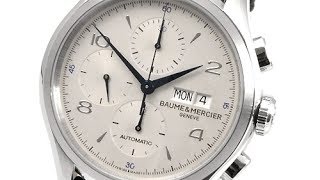 BaumeampMercier Clifton Automatik Chronog RefMOA10123 FM11231 [upl. by Nomelc108]