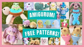 30 Adorable FREE Amigurumi Crochet Patterns to Make and Share [upl. by Engenia]