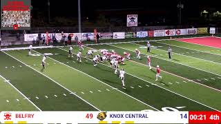 Belfry vs Knox Central KHSAA Playoffs Round 1 [upl. by Emera]