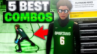 BEST DRIBBLE COMBOS COMP GUARDS USE TO GET OPEN in NBA2K22  COMBO DRIBBLE TUTORIAL NBA2K22 [upl. by Pachston]