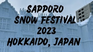 Sapporo snow festival 2023 Hokkaido Japan [upl. by Pero]