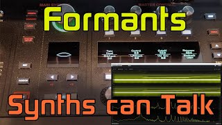 Formants Synthesizers and Vocal Editing [upl. by Richards]