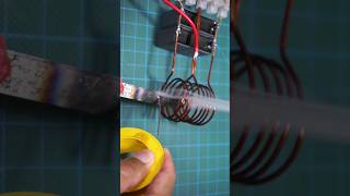 Induction Heater DIY ⚙️ electronic diy circuit [upl. by Alahs]